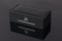 Krawattenklammer LINDENMANN, Bicolor/ Kristall im Etui,...