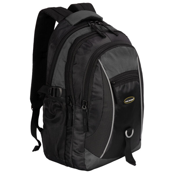 Bag Street Rucksack Sport Reisen  Arbeit Freizeit Schulrucksack T0008 Grau