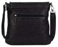 Bag Street Damentasche Umhängetasche Handtasche Schultertasche T0103 Schwarz