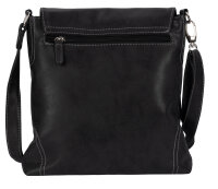 Bag Street Damentasche Umhängetasche Handtasche Schultertasche T0104 Schwarz