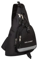 Bag Street Rucksack Bodybag Z-Bag Umhängetasche T0018 Schwarz