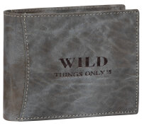 Wild Things Only ! echt Leder Portemonnaie Geldbörse...