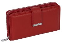 Jennifer Jones RFID Damen Geldbörse Portemonnaie Geldbeutel Damenbörse Leder Rot