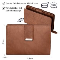 Money Maker RFID Damen Geldbörse Portemonnaie...