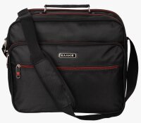 EAAKIE Arbeitstasche Umhängetasche Messenger Flugbegleiter Herrentasche Schwarz
