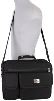 XL Tasche Arbeitstasche Umhängetasche Flugbegleiter Herrentasche Schwarz 9956