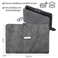 Money Maker RFID Damen Geldbörse Portemonnaie...
