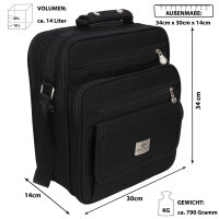 XL Tasche Arbeitstasche Umhängetasche Flugbegleiter...