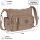 Bag Street Damentasche Umhängetasche Handtasche Schultertasche 2218 Taupe