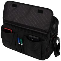 XXL Arbeitstasche Umhängetasche Flugbegleiter Herrentasche Schwarz