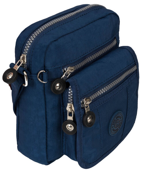 Bag Street kleine Damen Handtasche Schultertasche Herren Umhängetasche Nylon 2225