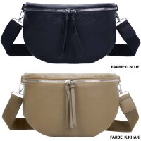 Umhängetasche Crossbody-Bag Kunstleder weich Gürteltasche Schultertasche