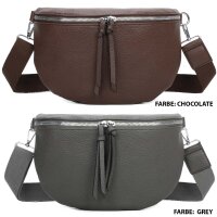 Umhängetasche Crossbody-Bag Kunstleder weich Gürteltasche Schultertasche