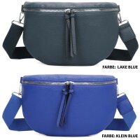 Umhängetasche Crossbody-Bag Kunstleder weich Gürteltasche Schultertasche