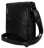 Umhängetasche Flugbegleiter Schultertasche Messenger Damen Herren Tasche Schwarz
