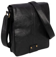 Umhängetasche Flugbegleiter Schultertasche Messenger Damen Herren Tasche Schwarz