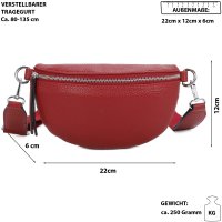 Kleine Umhängetasche Crossbody-Bag Kunstleder weich Gürteltasche Schultertasche