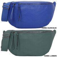 Große Umhängetasche Crossbody-Bag Kunstleder weich Gürteltasche Schultertasche
