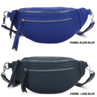 Bauchtasche Klein Umhängetasche Crossbody-Bag Hüfttasche Kunstleder Italy-Design