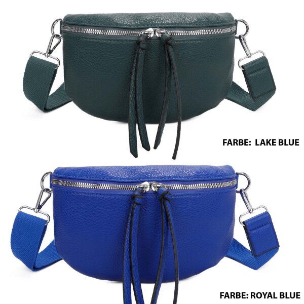 Bauchtasche Umhängetasche Crossbody-Bag Hüfttasche Kunstleder Italy-Design