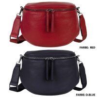 Bauchtasche XL Umhängetasche Crossbody-Bag Hüfttasche Kunstleder Italy-Design