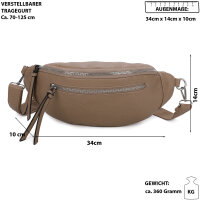 Bauchtasche Umhängetasche Crossbody-Bag...