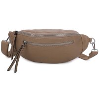 Bauchtasche Umhängetasche Crossbody-Bag Hüfttasche Kunstleder Italy-Design