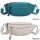 Bauchtasche Umhängetasche Crossbody-Bag Hüfttasche Kunstleder Italy-Design