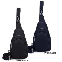 Bauchtasche Umhängetasche Crossbody-Bag Hüfttasche Kunstleder Italy-Design