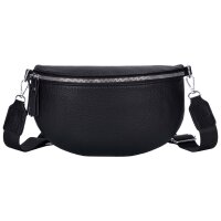 Bauchtasche Umhängetasche Crossbody-Bag Hüfttasche Kunstleder Italy-Design