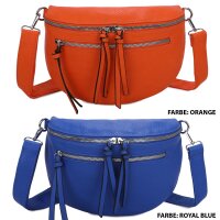 Bauchtasche Umhängetasche Crossbody-Bag Hüfttasche Kunstleder Italy-Design