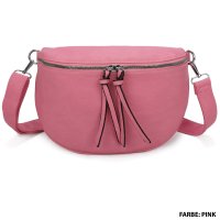 Bauchtasche Crossbody-Bag Umhängetasche Kunstleder Italy-Design