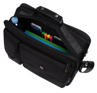 Arbeitstasche Umhängetasche Flugbegleiter Herrentasche Schwarz XXL K99956