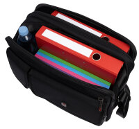 Arbeitstasche Umhängetasche Flugbegleiter Herrentasche Schwarz XXL K99956