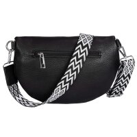 Bauchtasche Umhängetasche Crossbody-Bag Hüfttasche Kunstleder Italy-Design