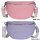 Bauchtasche Umhängetasche Crossbody-Bag Hüfttasche Kunstleder Italy-Design