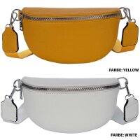 Bauchtasche Umhängetasche Crossbody-Bag Hüfttasche Kunstleder Italy-Design