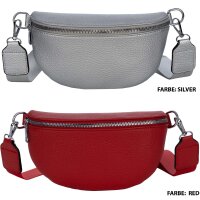 Bauchtasche Umhängetasche Crossbody-Bag Hüfttasche Kunstleder Italy-Design