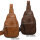 Brusttasche Umhängetasche Schultertasche Cross Body Sling Bag Herren Kunstleder