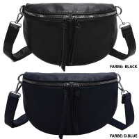 Bauchtasche Umhängetasche Crossbody-Bag Hüfttasche Kunstleder Italy-Design