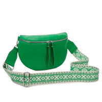Bauchtasche Umhängetasche Crossbody-Bag Hüfttasche Kunstleder Italy-Design