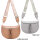 Bauchtasche Umhängetasche Crossbody-Bag Hüfttasche Kunstleder Italy-Design