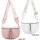 Bauchtasche Umhängetasche Crossbody-Bag Hüfttasche Kunstleder Italy-Design