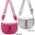 Bauchtasche Umhängetasche Crossbody-Bag Hüfttasche Kunstleder Italy-Design