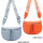 Bauchtasche Umhängetasche Crossbody-Bag Hüfttasche Kunstleder Italy-Design