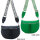 Bauchtasche Umhängetasche Crossbody-Bag Hüfttasche Kunstleder Italy-Design