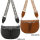 Bauchtasche Umhängetasche Crossbody-Bag Hüfttasche Kunstleder Italy-Design