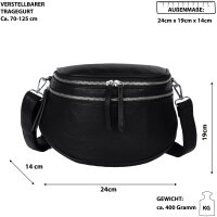 Bauchtasche Umhängetasche Crossbody-Bag...