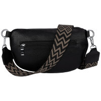Bauchtasche  Umhängetasche Crossbody-Bag Hüfttasche Kunstleder Italy-Design