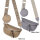 Bauchtasche  Umhängetasche Crossbody-Bag Hüfttasche Kunstleder Italy-Design